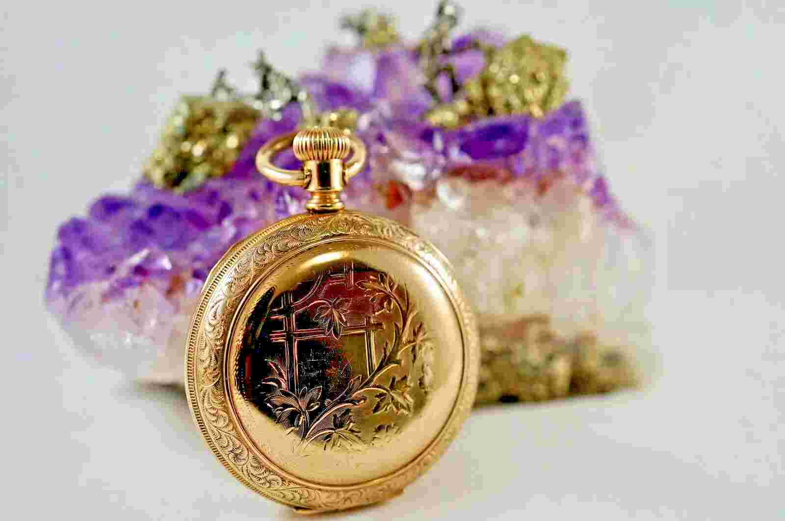 1889 Seth Thomas Grade 34  Model 2 7J 18S Pocket Watch Keystone Boss Case Runs