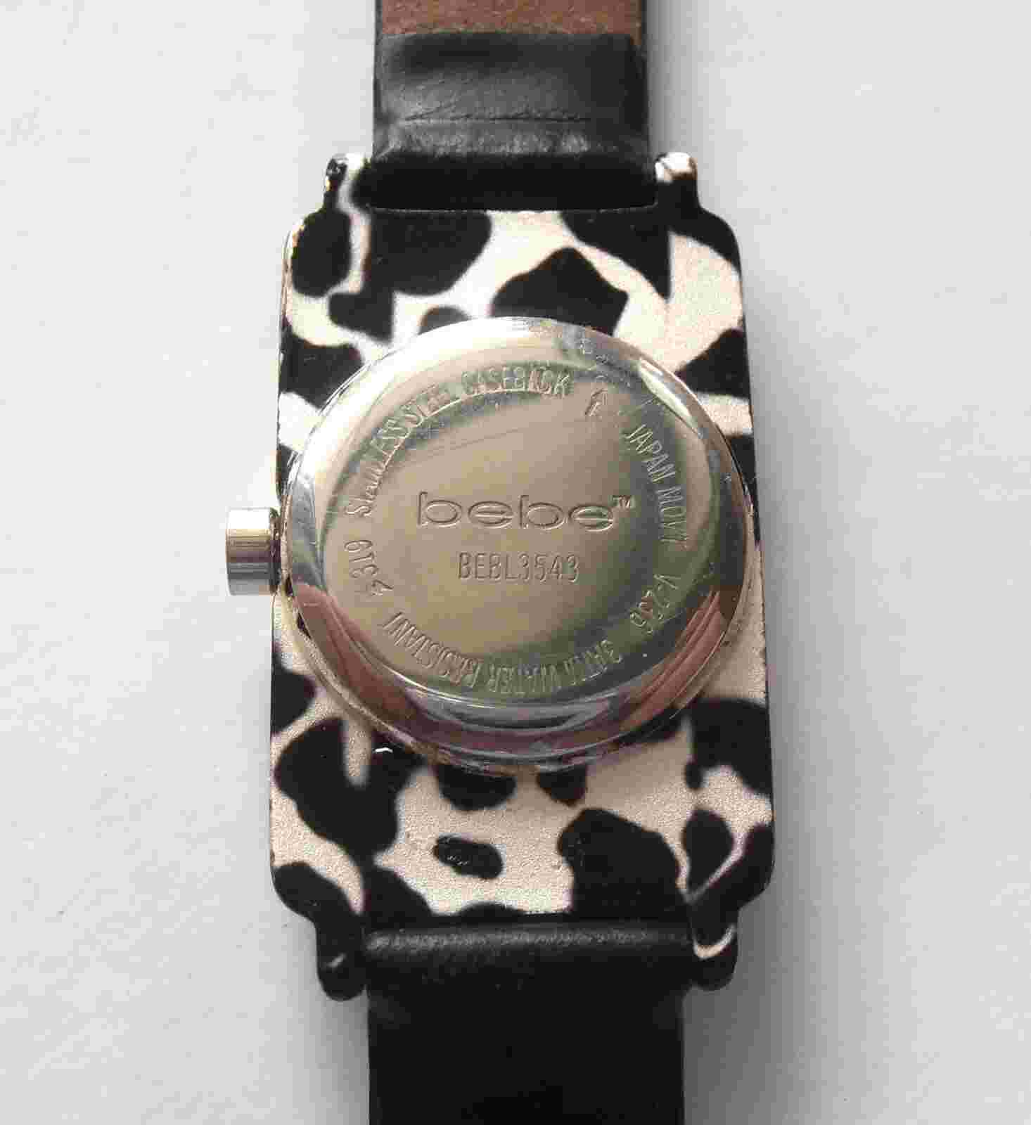 BEBE WOMENS WRISTWATCH, L3543. NEW BATTERY