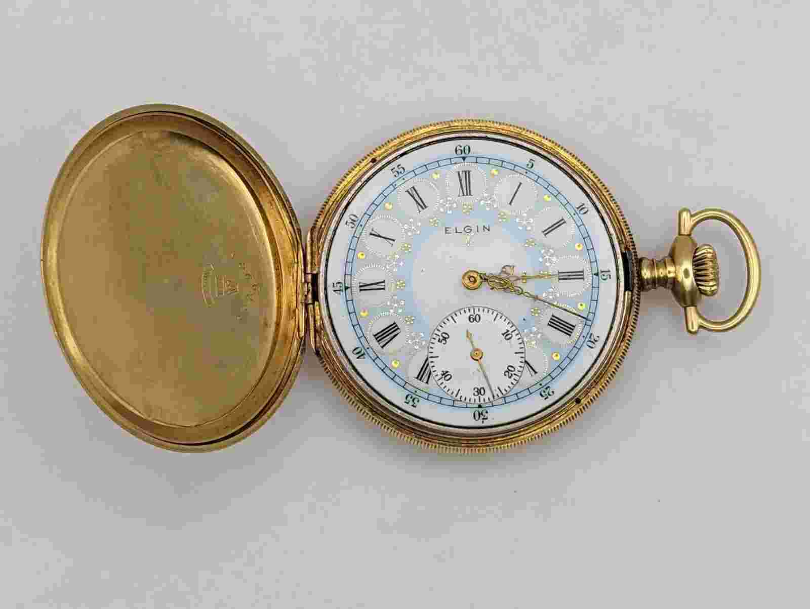 18k Yellow Gold Elgin Pocket Watch