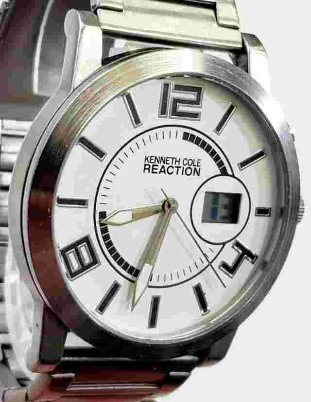 RARE,UNIQUE Men's ANALOG-DIGITAL Large Watch KENNETH COLE REACTION RK3211