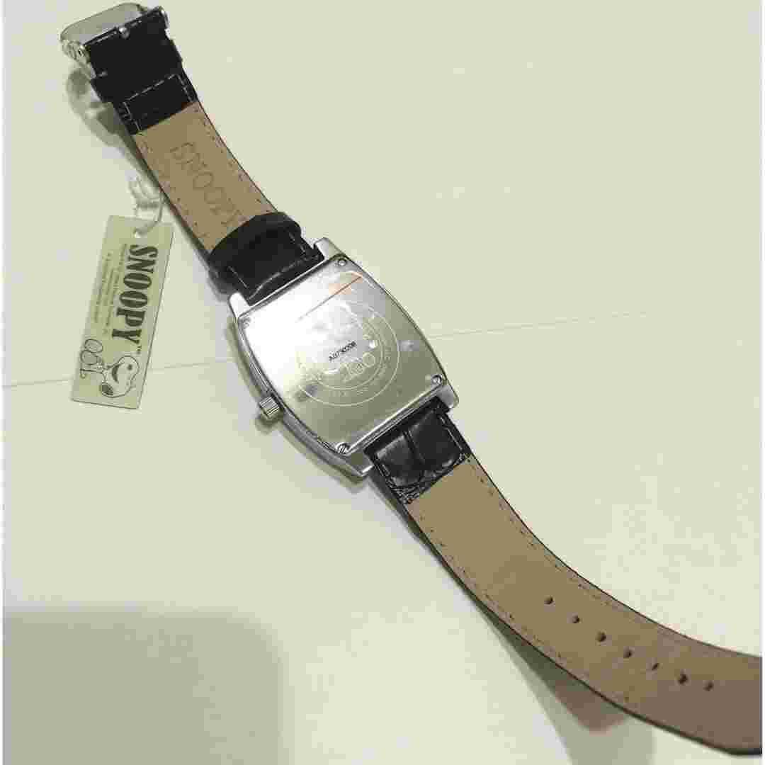 Snoopy watch beige leather