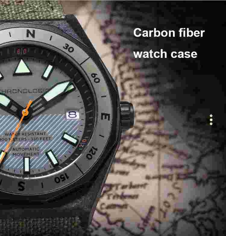 Chronologia Carbon Fiber Ranger NH35 Military