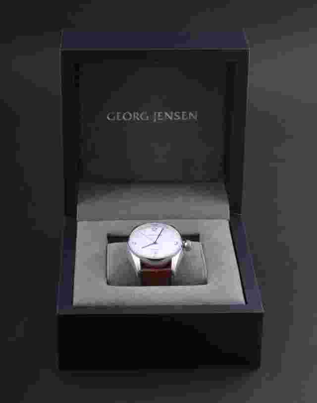 Georg Jensen Mens Automatic Mechanical Watch With Date # 395 David Chu.