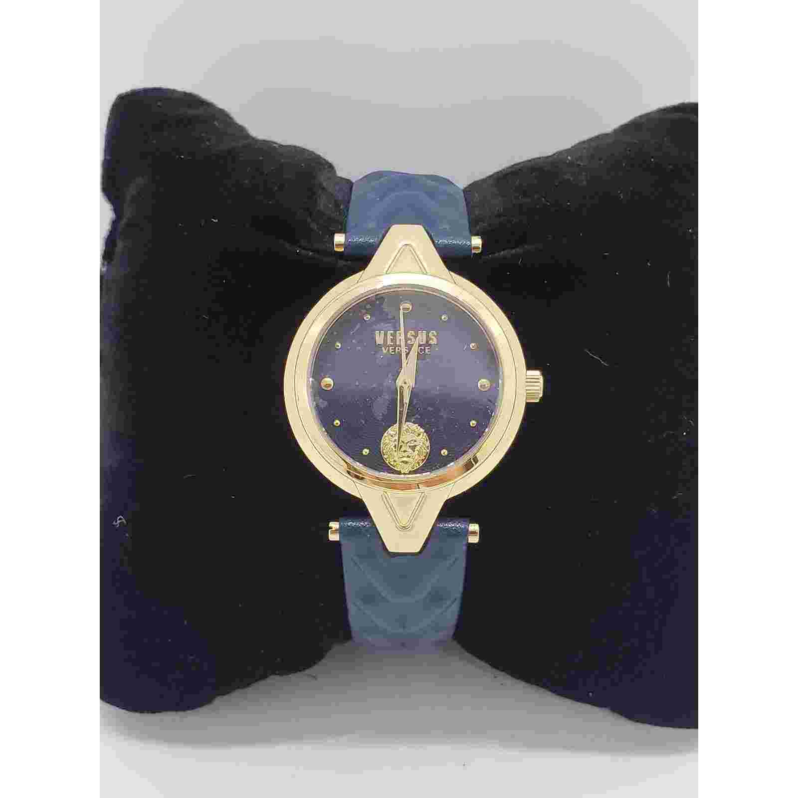 Versus by Versace women's dress watch. Blue face with matching band. VSPVN0320
