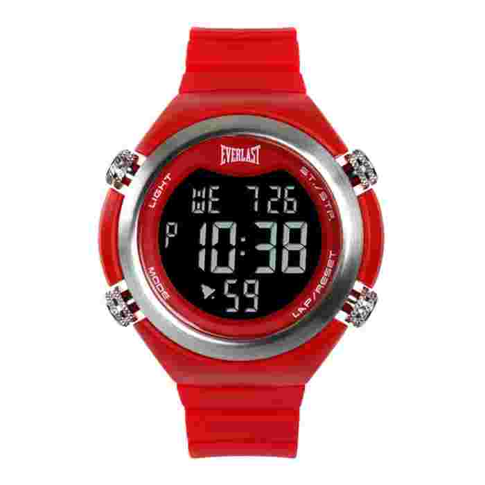 Everlast Unisex LCD Quartz Watch Model Series 33-503 Stopwatch Alarm and much more €5ATM MSRP119