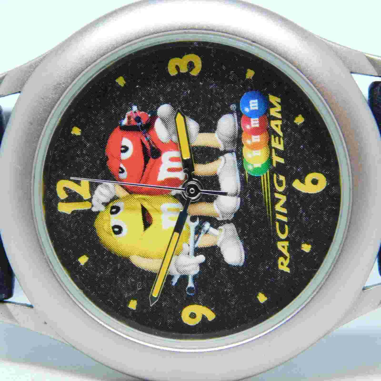 M&M's Racing Team Collector's Edition Genuine Leather Quartz Analog Unisex Watch