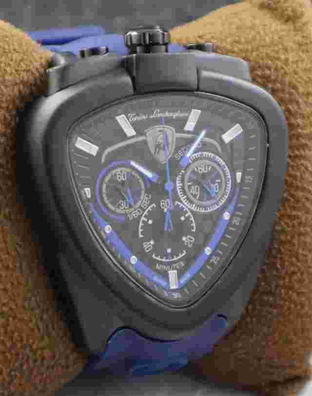 Luxury Lamborghini Men Chronograph Black Dial Working Wristwatch "Stay Stylish"