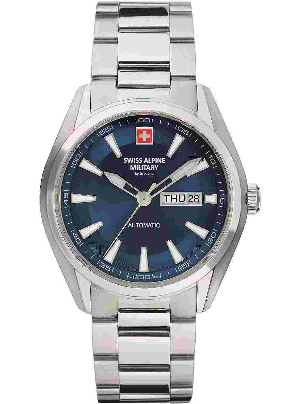 Swiss Alpine Military 7090.2135 Automatic Mens Watch 43mm 10ATM
