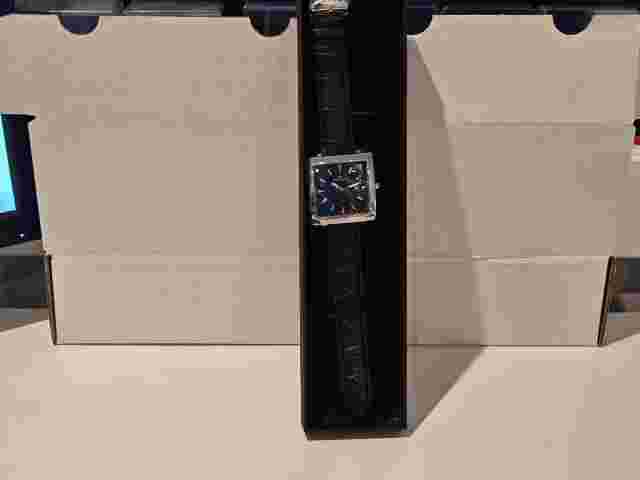PureDial Men’s Watch- THE SQUARE LEGACY - BLACK/SILVER