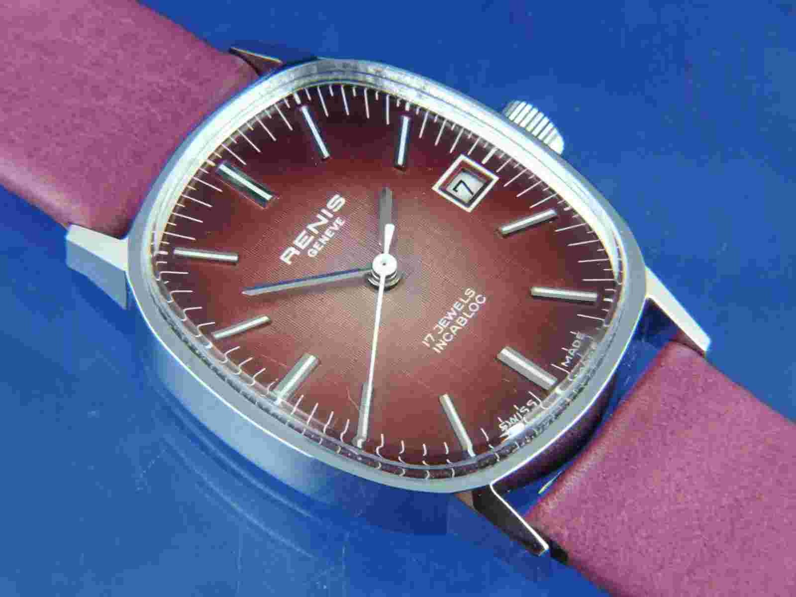 Renis Gents Ladies Mechanical Watch 1960S NOS Brand New Old Stock Vintage Retro