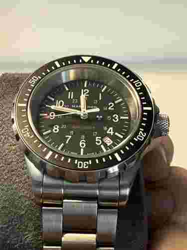 Marathon Tsar NASA Tritium Quartz Dive 300m Watch