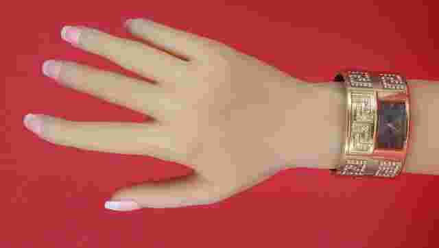 Wide Face Fashion Bracelet Women's Bangle Cuff Watch
