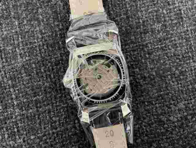 Louis Bolle Henry I Mens Automatic Analog Watch Silver / Blue