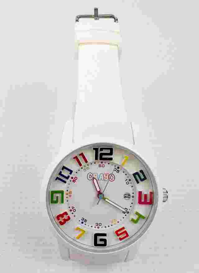 NEW Crayo Women's  Festival White Silicone Watch - Tape On Box