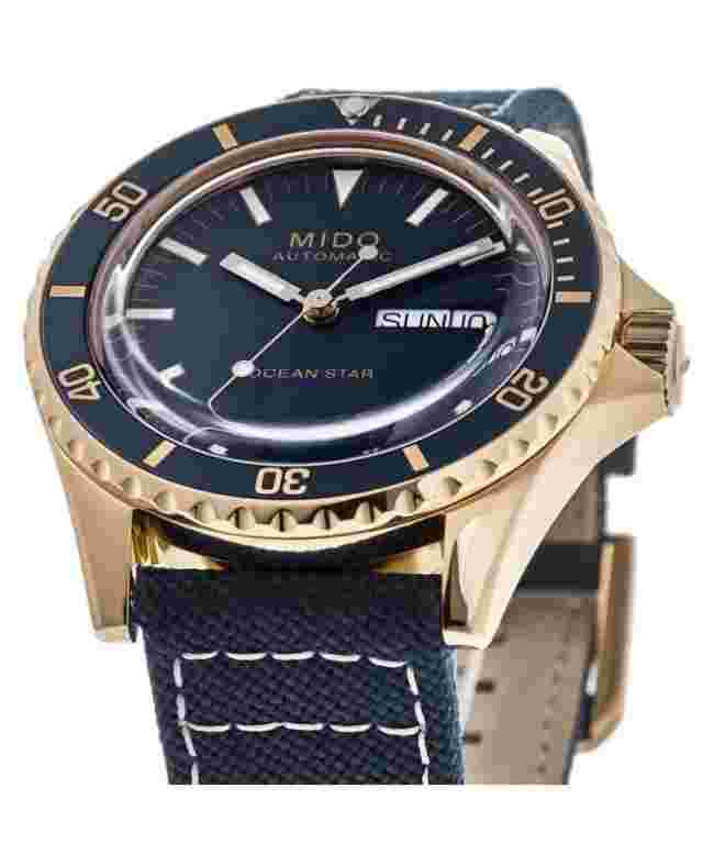 Mido Ocean Star Tribute Blue Dial Automatic Men's 40.5 mm Watch M0268303804100