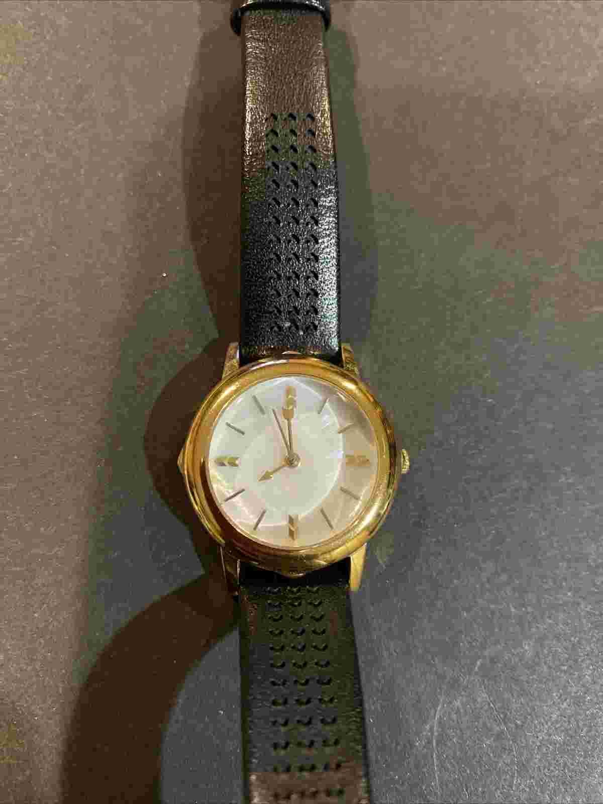 Stella & Dot Genuine Leather Quartz Analog Ladies Watch