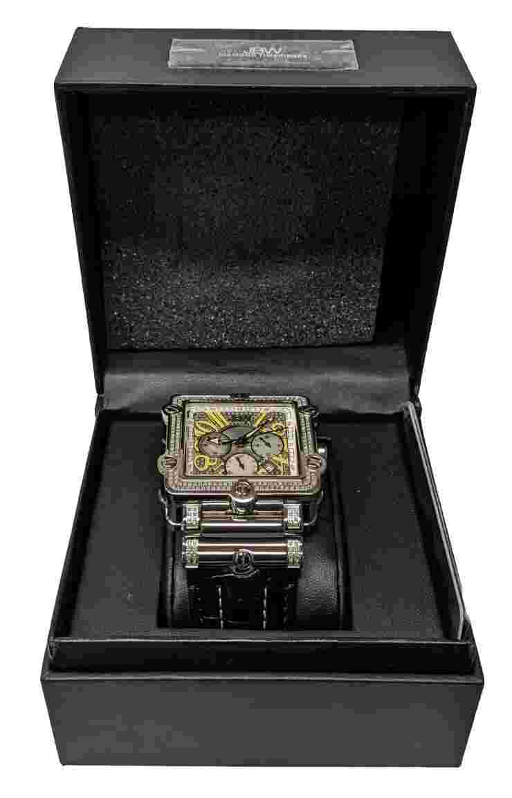 JBW Phantom JB-6215-238-B Men's Stainless Steel Watch