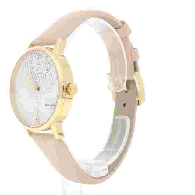 Kate Spade Metro Vachetta 0735 Women's Beige Leather Analog Quartz Watch Wo444