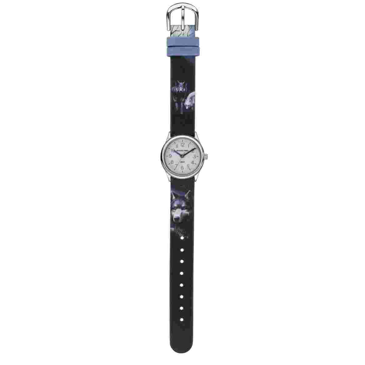 Jacques Farel Children's Analog Quartz Watch Boys Faux Leather HCC 808 Wolf
