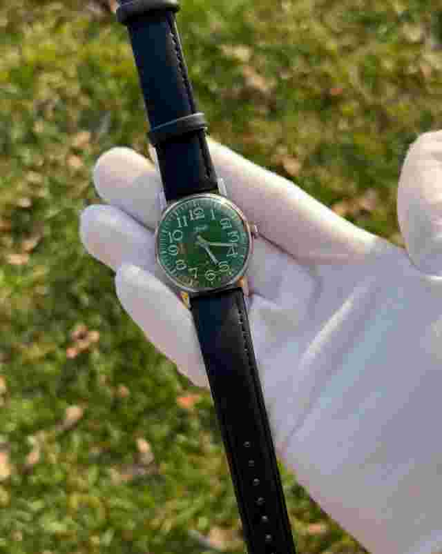 Vintage Watch ZIM Beautiful Soviet Made USSR Retro Mechanical Wristwatch 1970s