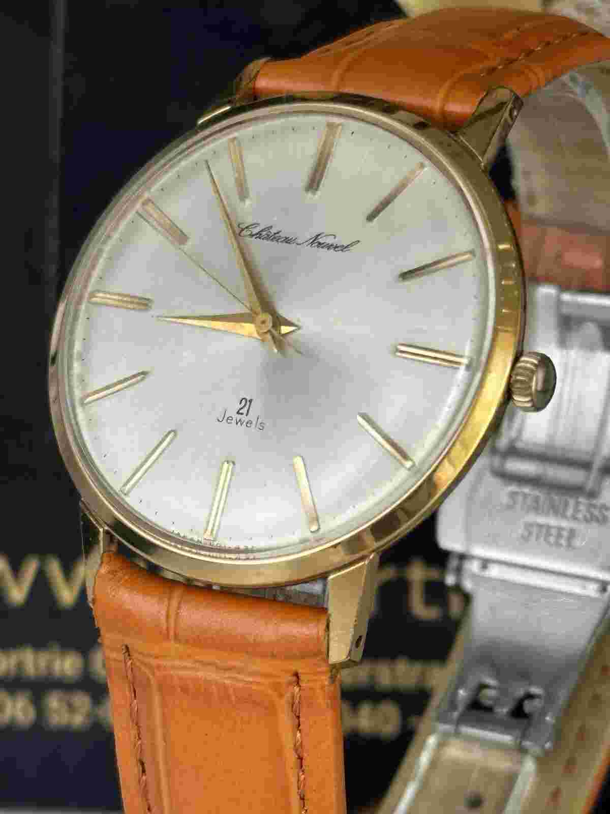 Takano Chateau Nouvel 21 jewels GP 20 microns 1960 rare vintage Japanese watch