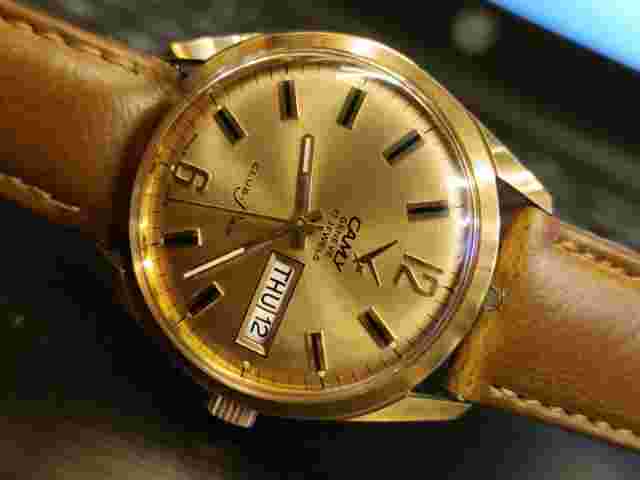 Authentic Camy Geneve 17 Jewels Club Star Men's Day Date NOS NEW OLD STOCK