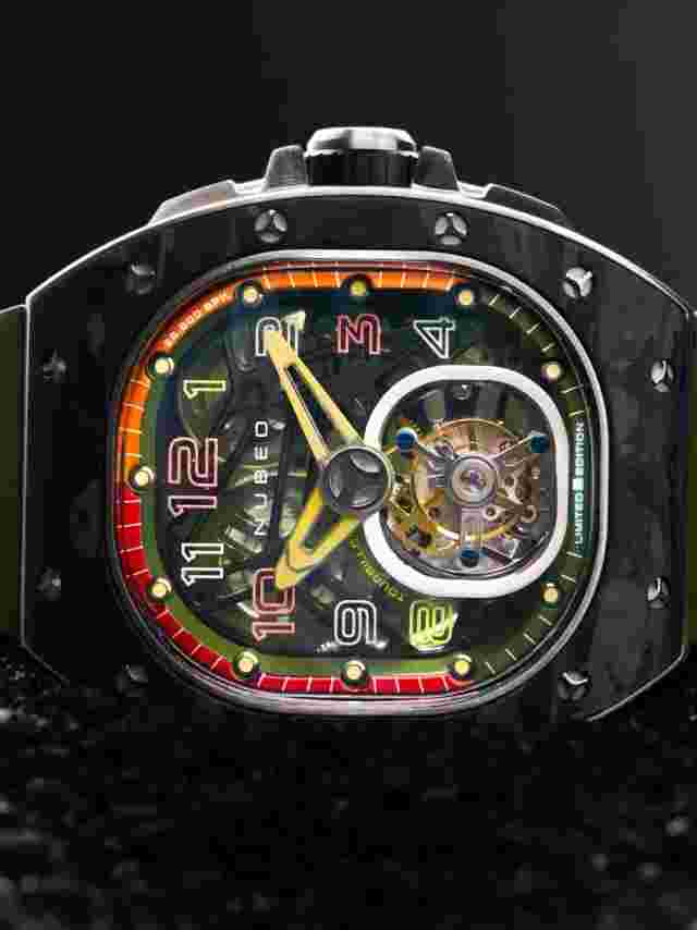 Nubeo NB-6108-05 Mens Watch Viper Tourbillon Limited 43mm 5ATM