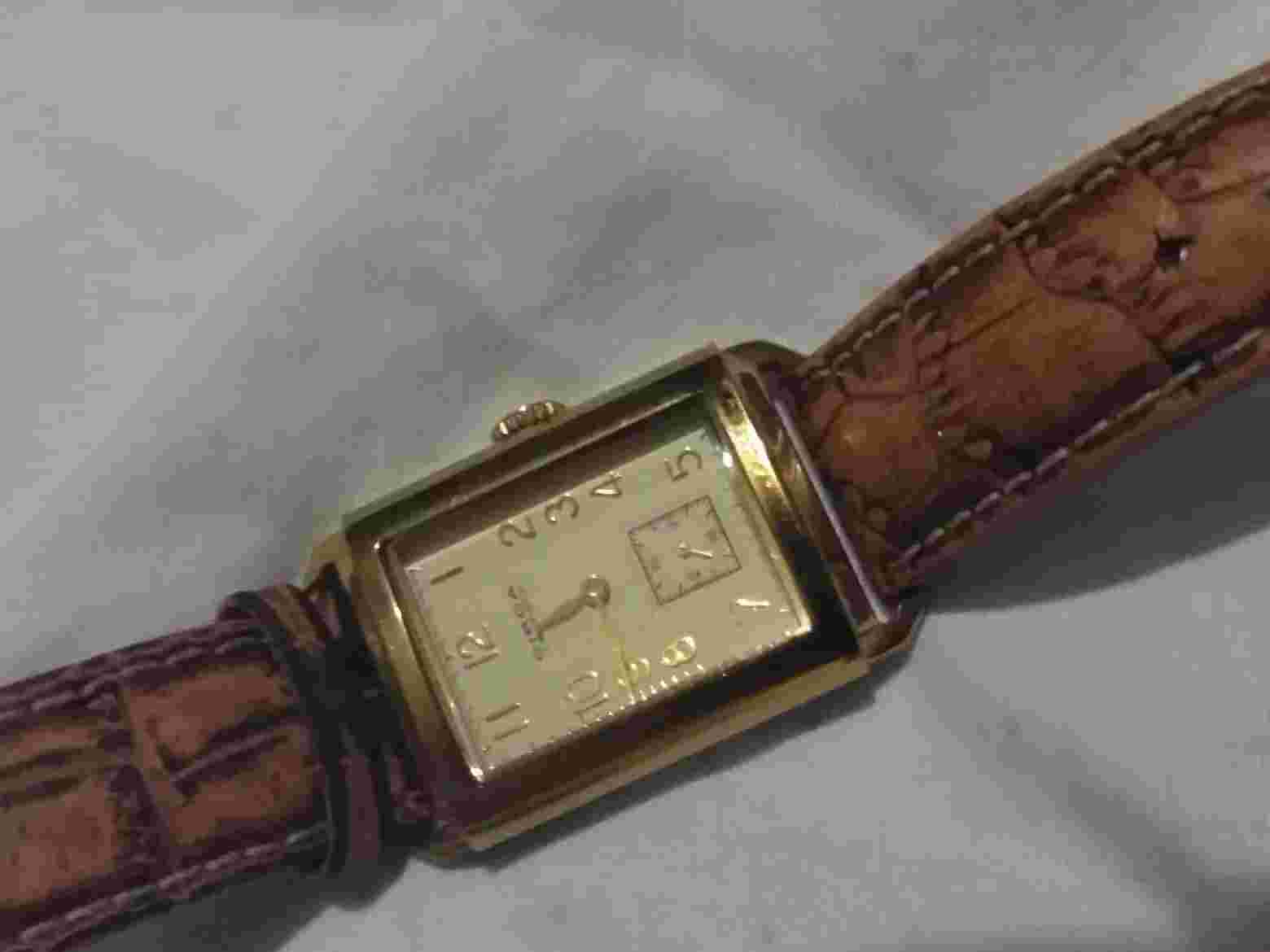 Circa watch company mens tank watch needs battery