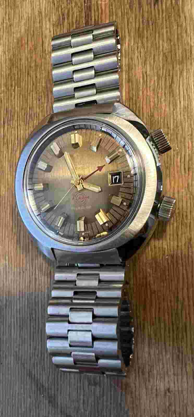 Swiss Tressa Alarm Watch Automatic Brand New 1970’s