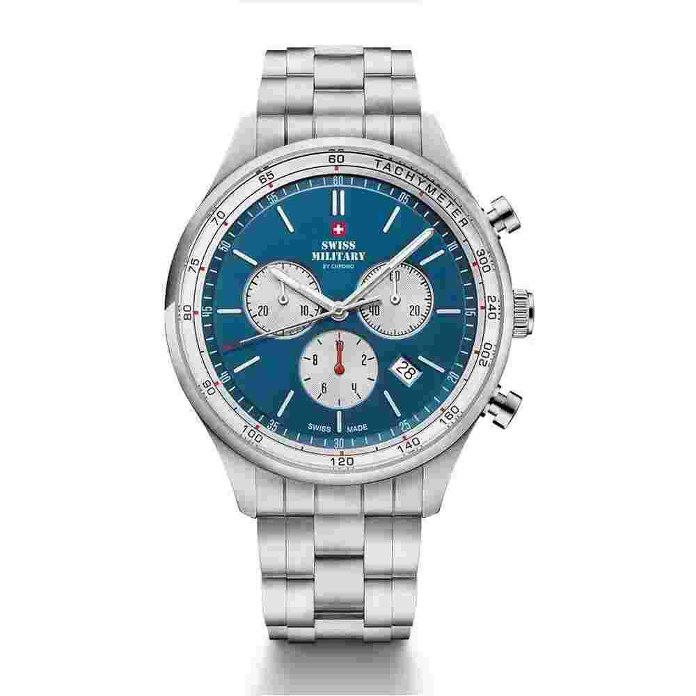 (AGJ) Swiss Military Chronograph Quartz Wrist Watch