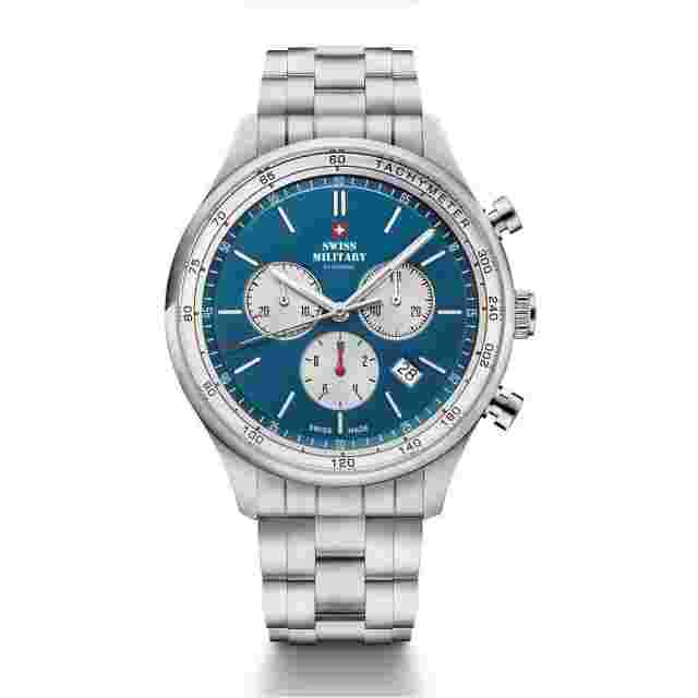 (AGJ) Swiss Military Chronograph Quartz Wrist Watch