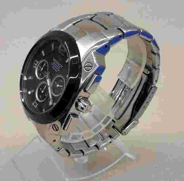[Japan Used Watch] Viceroy Black Dial Quartz Chrono Watch