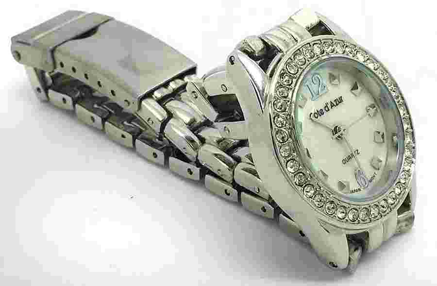 Authentic Cote d' Azur Silver Toned Watch