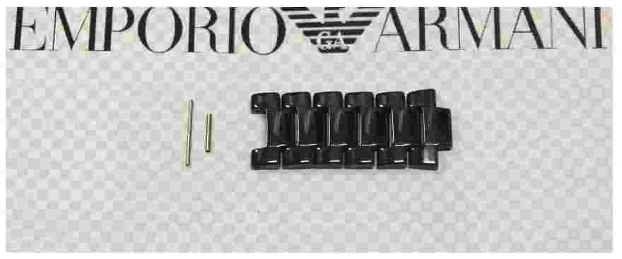 Strap Ceramic 6x Link fit Emporio AR1455