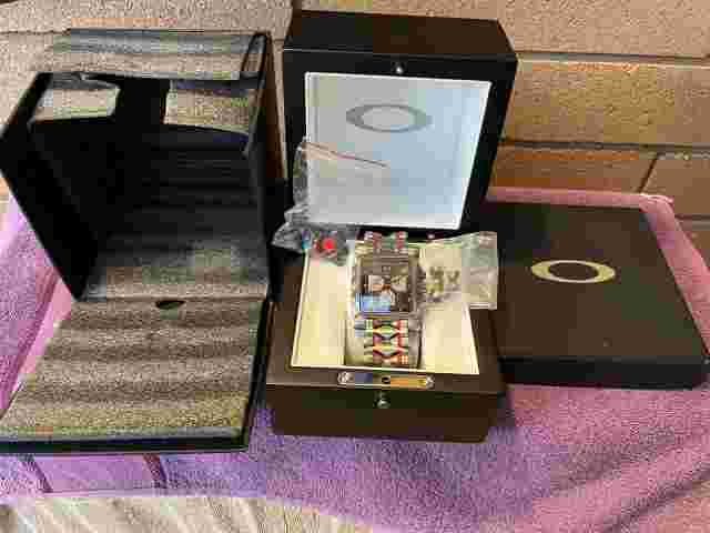 RARE! Oakley Minute Machine Watch with Red Accent Customized Bracelet