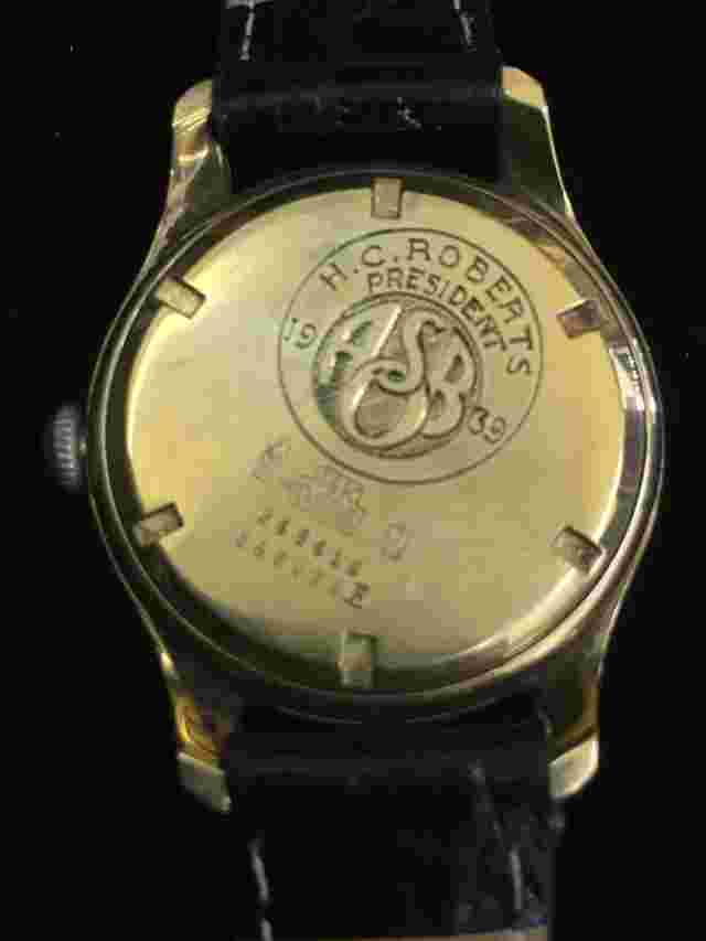 EXTREMELY RARE VINTAGE ERNEST BOREL 14Karat YELLOW GOLD MENS Manual WATCH