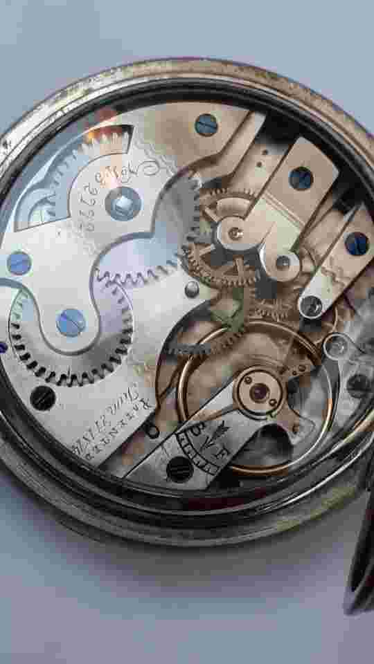 ANTIQUE Genève N2 432772 POCKET WATCH DUAL TIME ETREMLY RARE PATENTED CRICA 1874