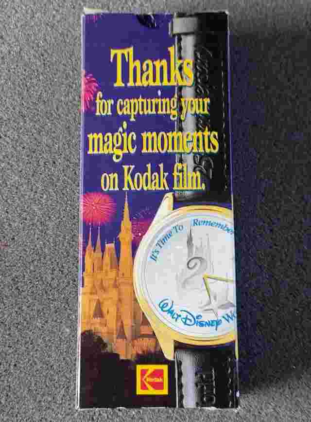 Walt Disney World 25th Anniversary 1996 Watch Cinderella's Castle Kodak 1997