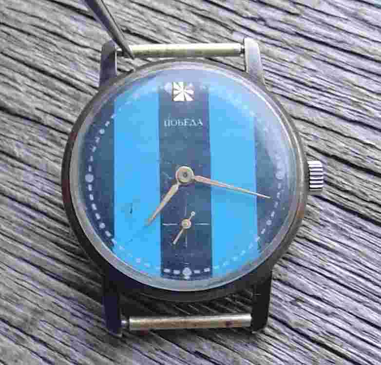 RARE SOVIET RUSSIAN POBEDA (ZIM) 2602 MENS WATCH  SERVICED