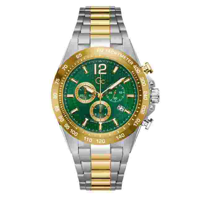 Gc Audacious Men's Green Watch Z07008G9MF