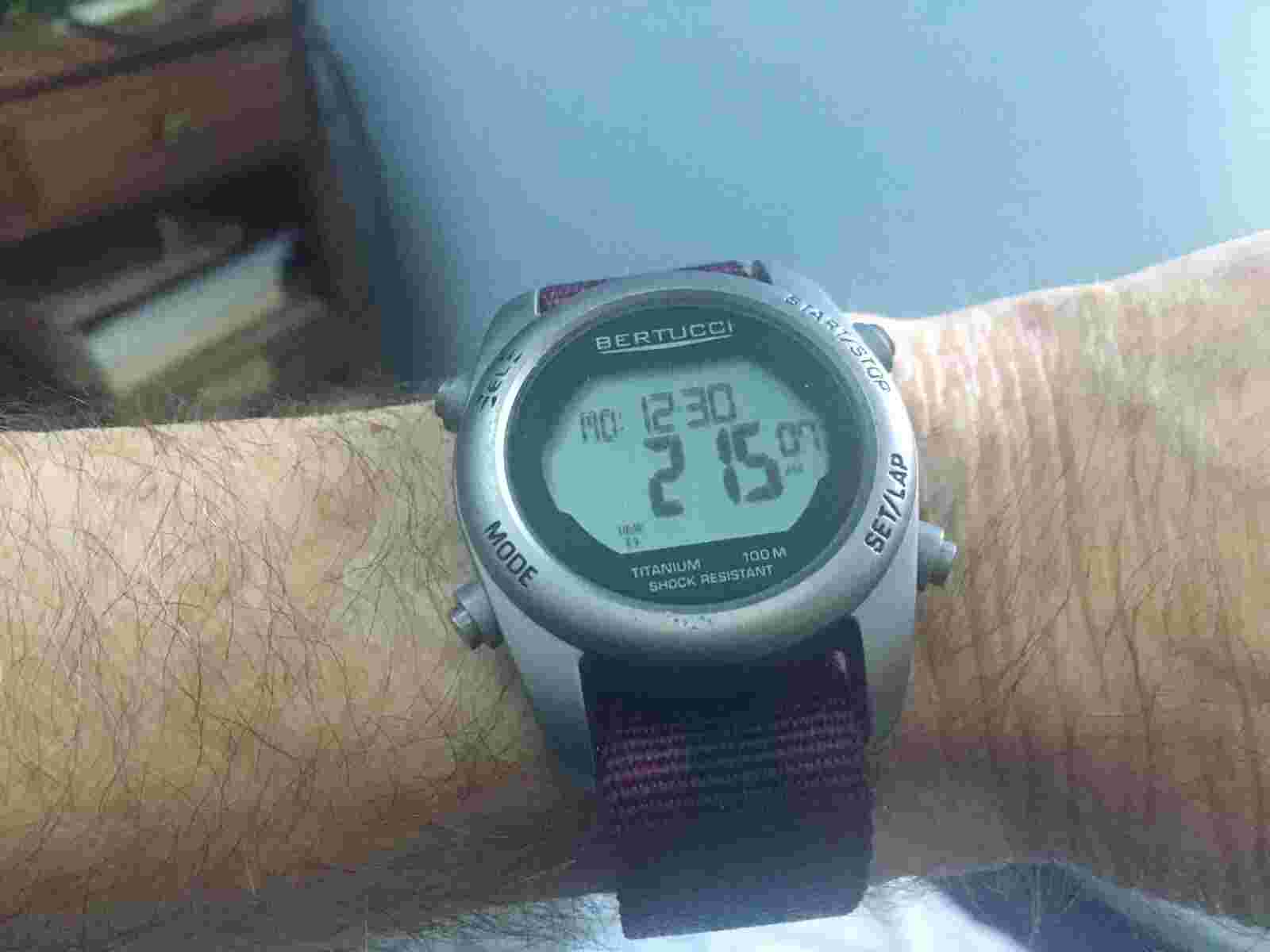 Minty BERTUCCI  A-25 Durato Titanium 41mm Digital Watch The RAREST  Bertucci