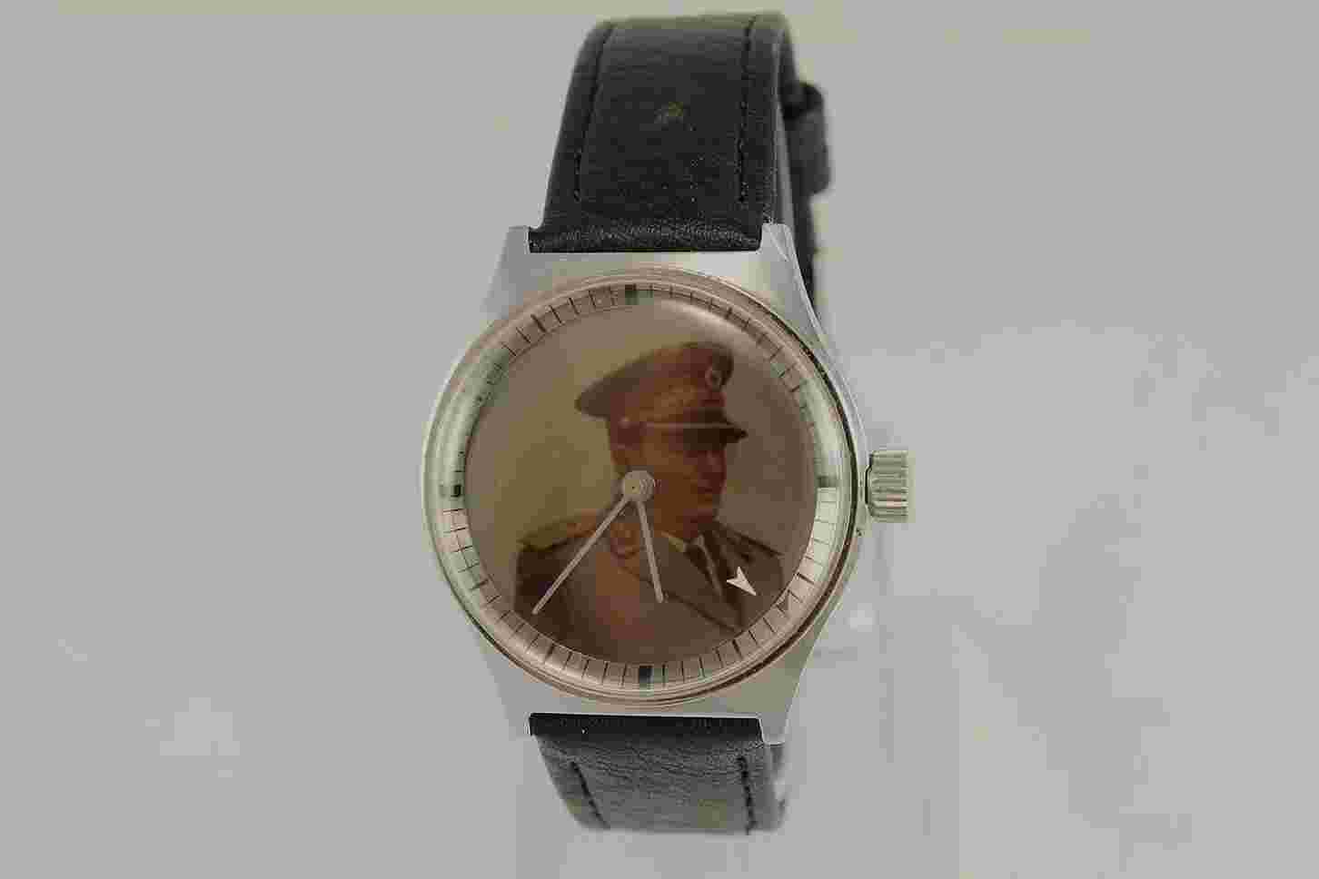 1970's OMIKRON JOSIP BROZ TITO Swiss Wrist Watch RARE