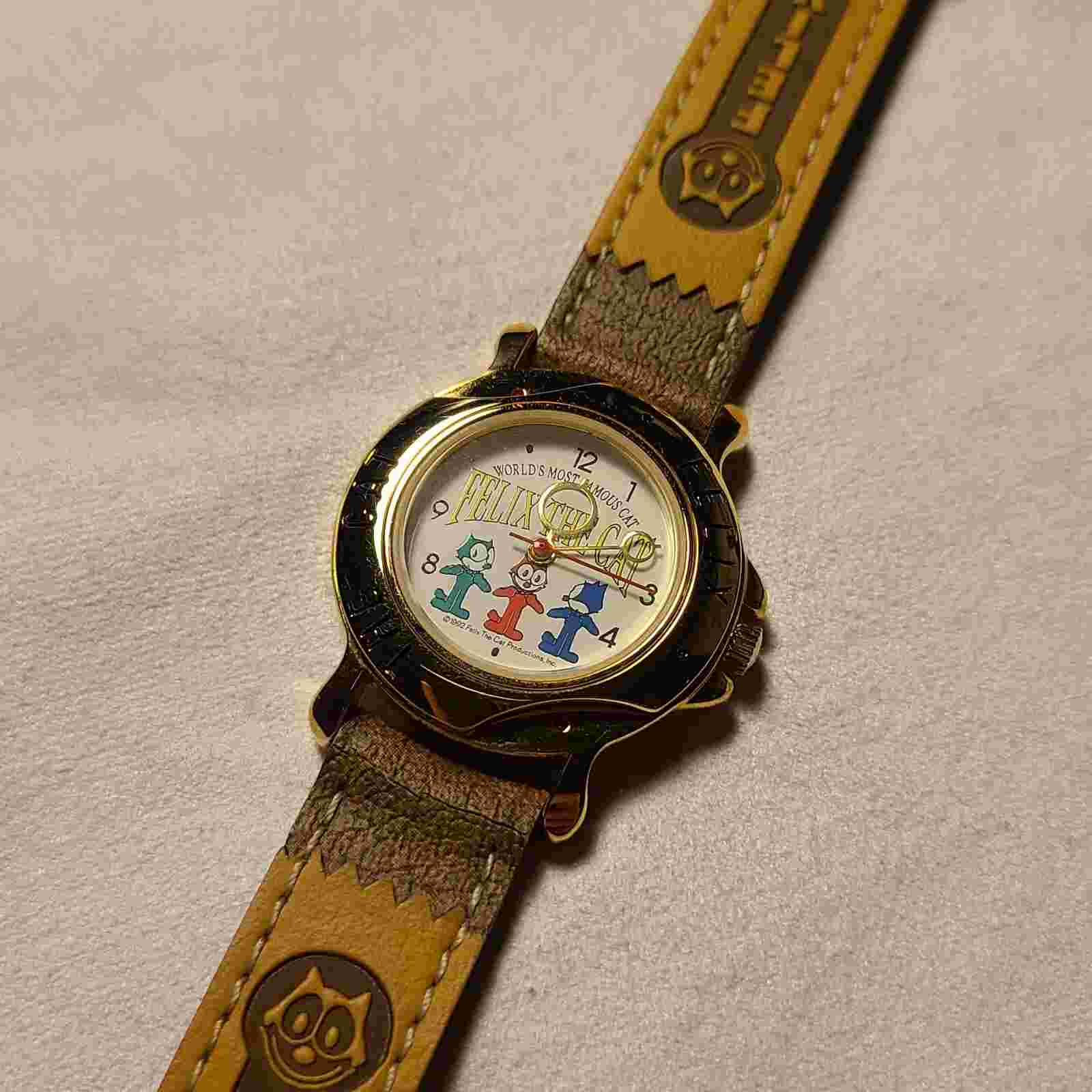 Felix the Cat Wrist Watch - RARE VINTAGE 1992 - Water Resistant