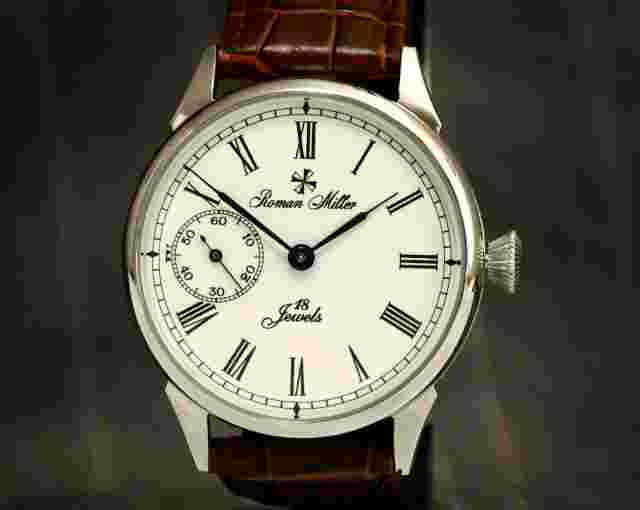 Classic Watch Man Vintage Mens Dress Watch 1900th Antique Man Watch Wrist Miller