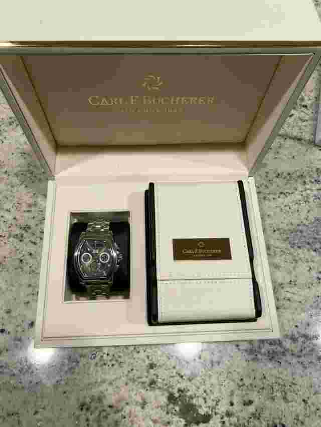 Carl Bucherer Men's Patravi T-Graph Stainless Steel Watch