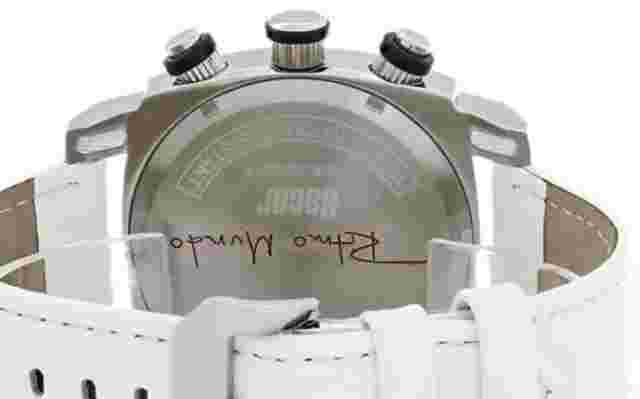 NEW Ritmo Mundo Racer Chronograph 44mm Steel White Dial Quartz Mens Watch 2221/4