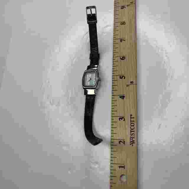 E Mary Kay Mother Pearl Silver Black Gold Lizard  Leather Stainless Untested