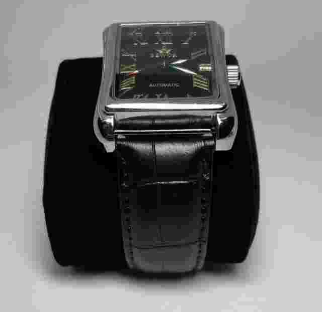 Sewor Mens Tonneau Luxury gents Wrist watch 741-1 Automatic Mechanical Fashion