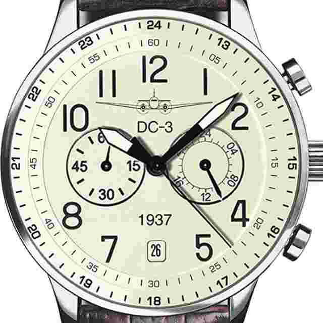 Official Douglas DC-3 Grand Old Lady Of Aviation 80th Anniversary Watch