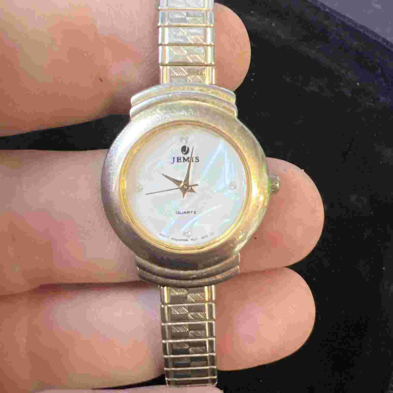 Vintage Jemis Watch Women PC21-JE52 Gold Tone (not Tested)